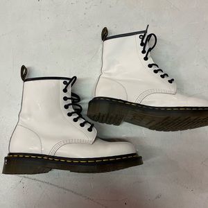 White doc martins